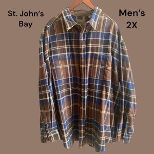 St. John’s Bay Flannel Shirt Men’s XXL